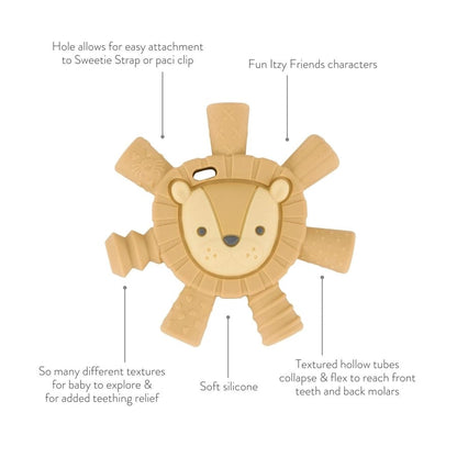 Lion Ritzy Teether™ Baby Molar Teether Itzy Ritzy Lil Tulips