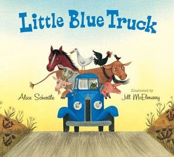 Little Blue Truck LAP Board Book - Larger Size Houghton Mifflin Harcourt Lil Tulips