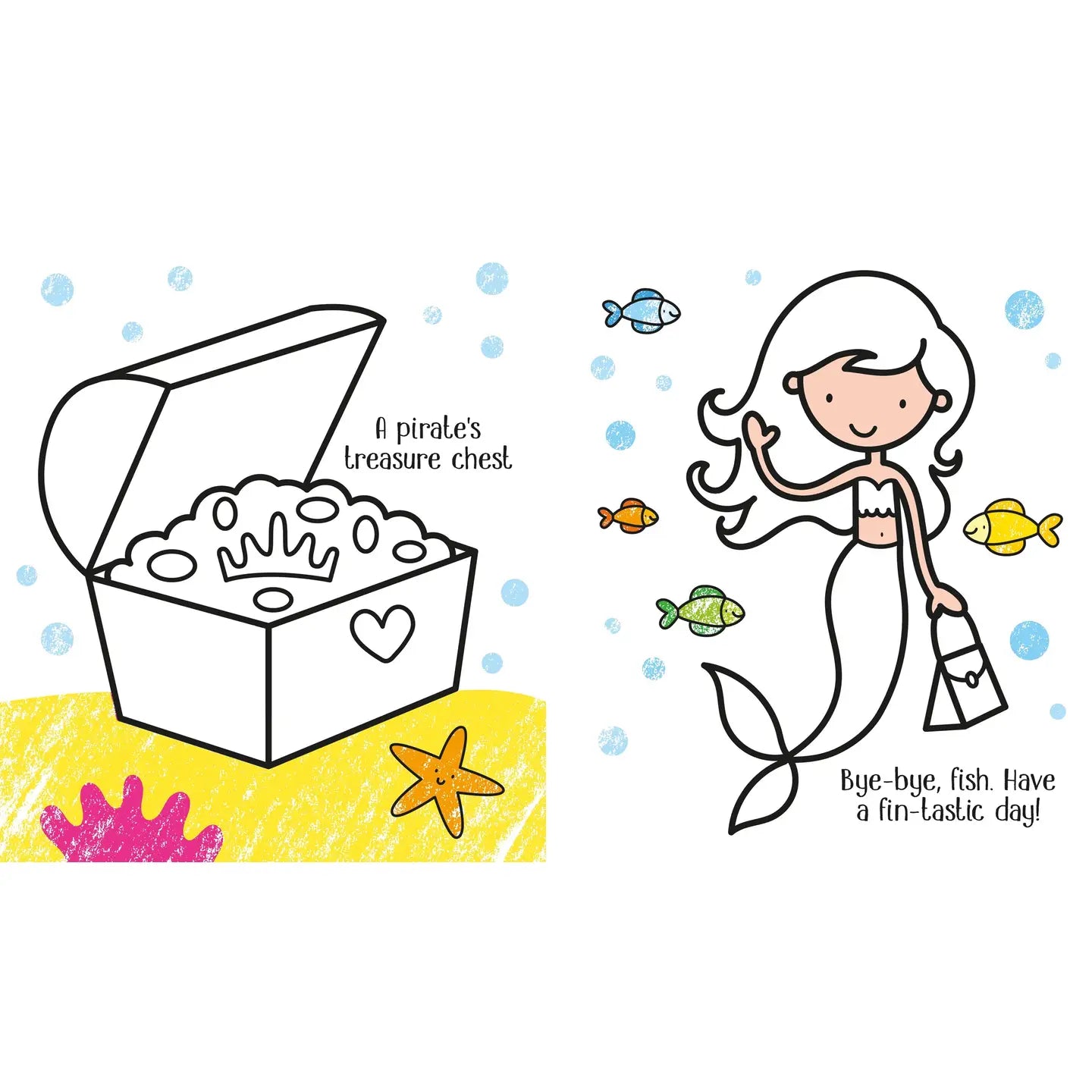 Little Coloring Mermaids Harper Collins Childrens Lil Tulips