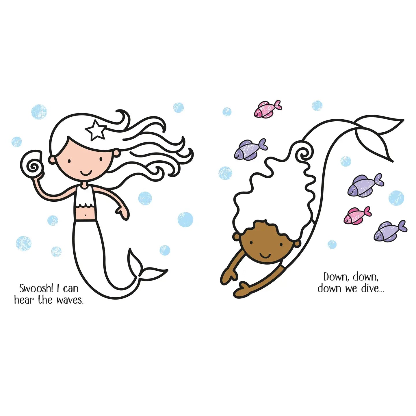Little Coloring Mermaids Harper Collins Childrens Lil Tulips