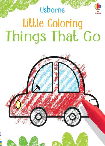 Little Coloring Things That Go Harper Collins Childrens Lil Tulips