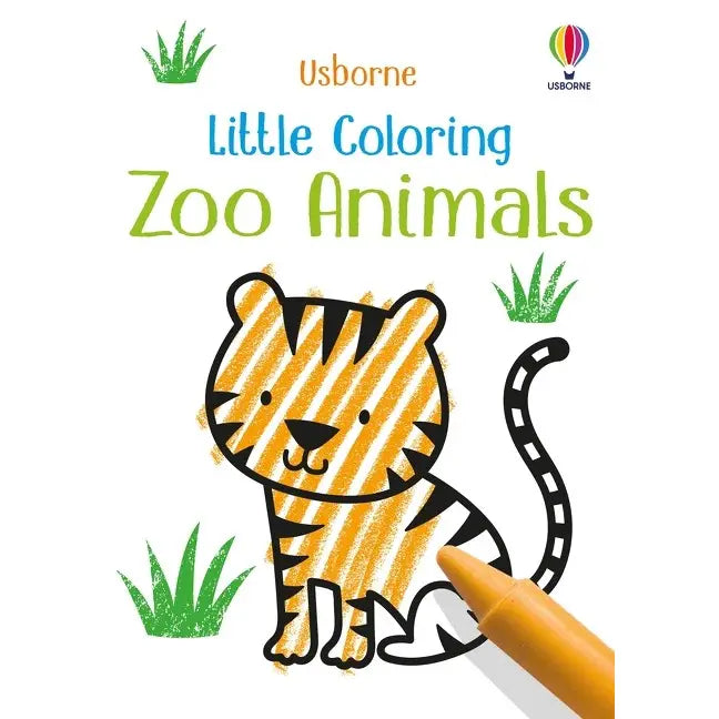 Little Coloring Zoo Animals Harper Collins Childrens Lil Tulips