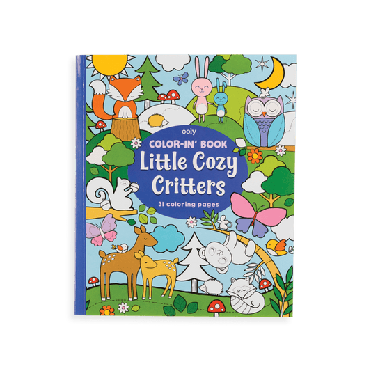 Little Cozy Critters Color-in' Book OOLY Lil Tulips