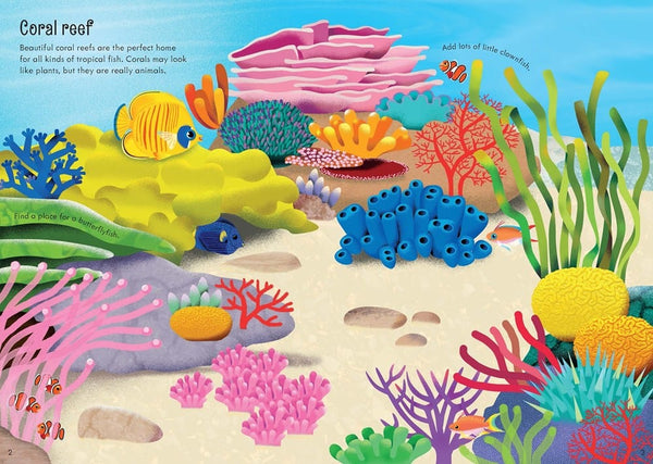 Little First Stickers Aquarium Harper Collins Childrens Lil Tulips