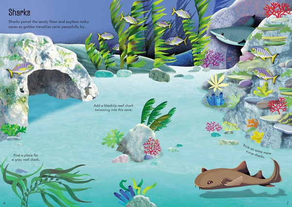 Little First Stickers Aquarium Harper Collins Childrens Lil Tulips