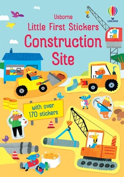 Little First Stickers Construction Site Harper Collins Childrens Lil Tulips