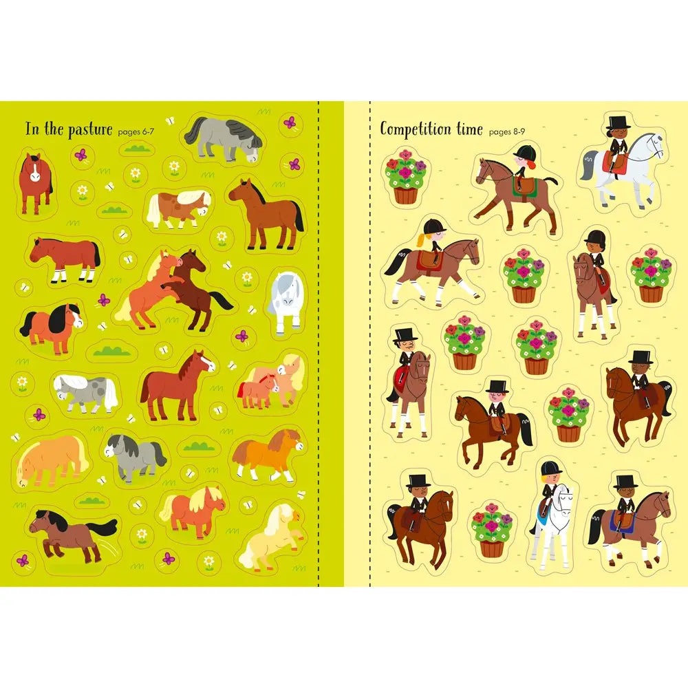 Little First Stickers Horses and Ponies Harper Collins Childrens Lil Tulips