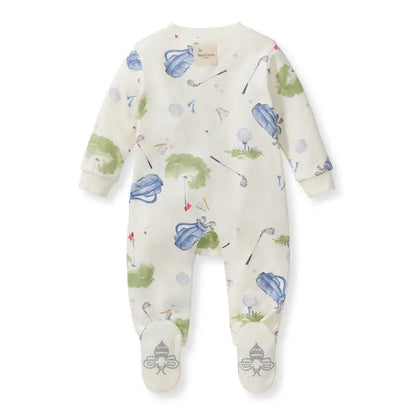 Little Golfer Organic Cotton Sleep & Play Burt's Bees Baby Lil Tulips