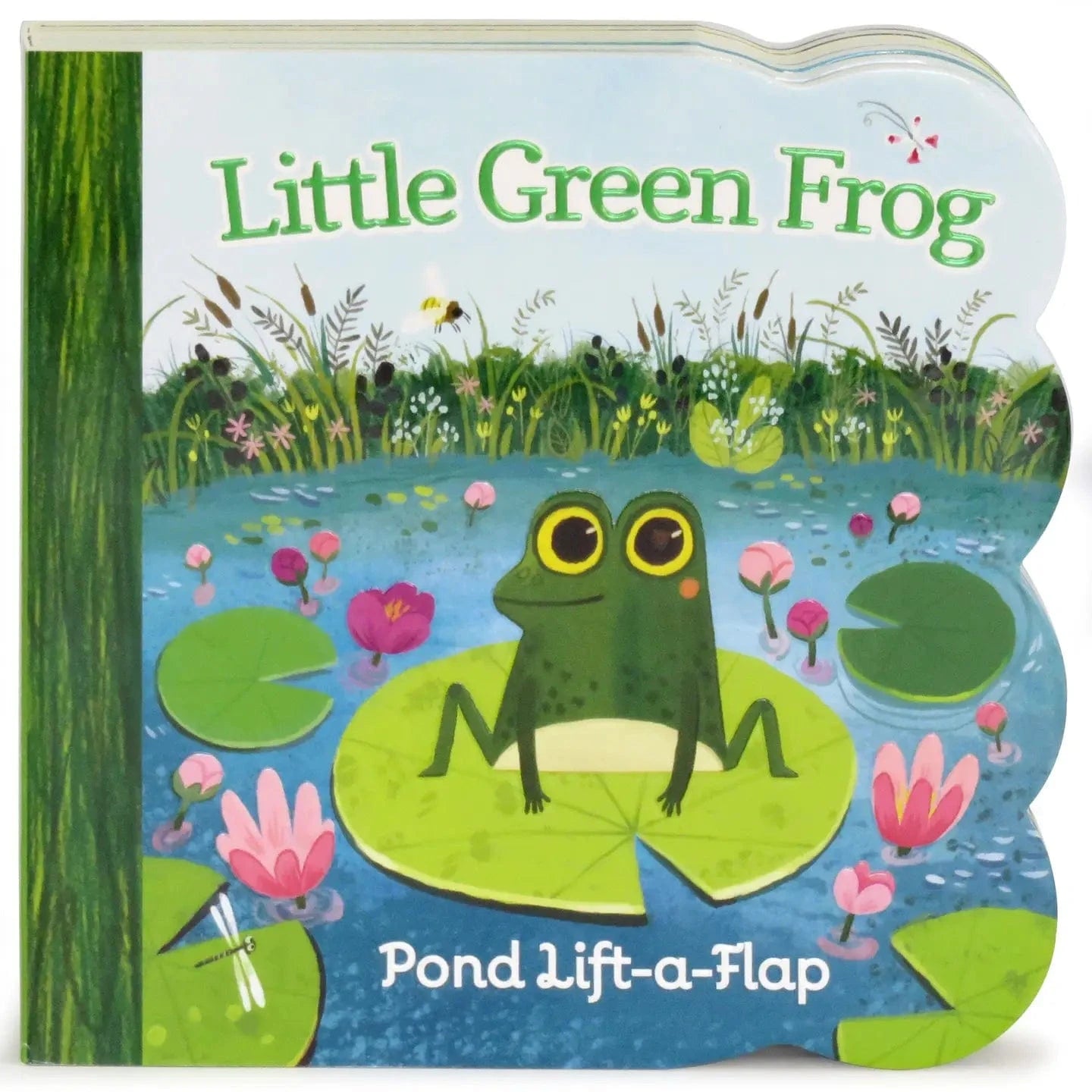 Little Green Frog Lift-A-Flap Board Book Cottage Door Press Books Lil Tulips