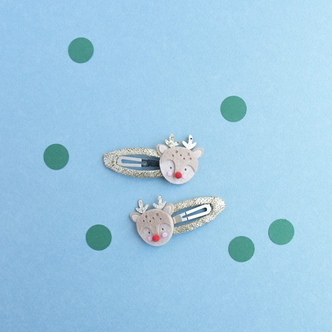 Little Reindeer Hair Clips Rockahula Kids Lil Tulips