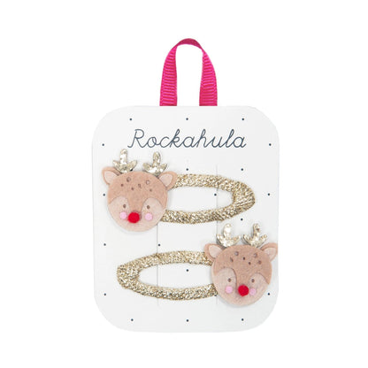 Little Reindeer Hair Clips Rockahula Kids Lil Tulips