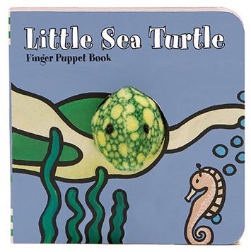 Little Sea Turtle: Finger Puppet Book Chronicle Books Lil Tulips