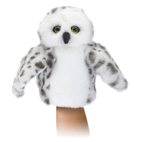 Little Snowy Owl Puppet Folkmanis Puppets Folkmanis Puppets Lil Tulips