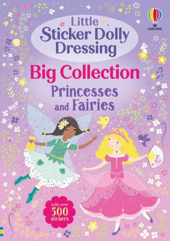Little Sticker Dolly Dressing Big Collection Princesses & Fairies Harper Collins Childrens Lil Tulips