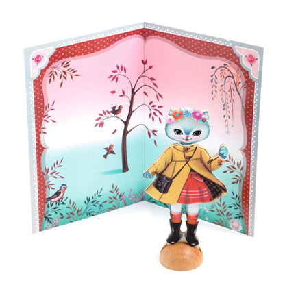 Little Wardrobe Collage Craft Kit Djeco Lil Tulips