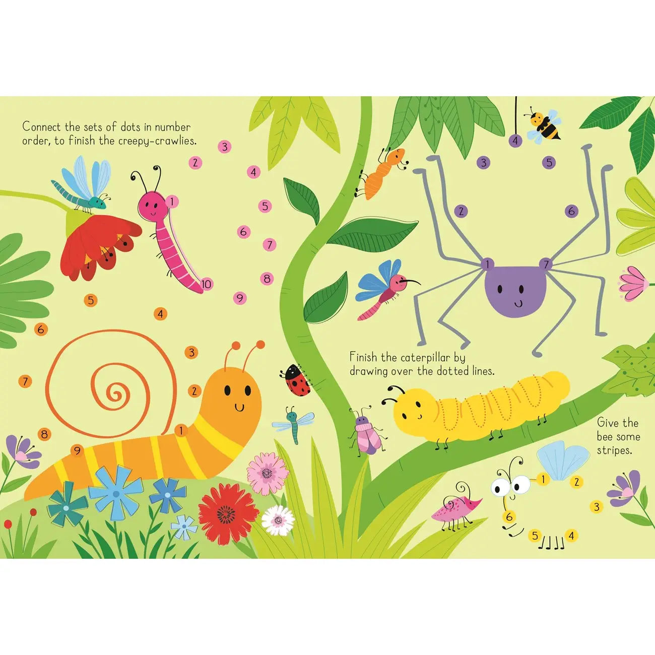 Little Wipe-Clean Connect the Dots Harper Collins Childrens Lil Tulips