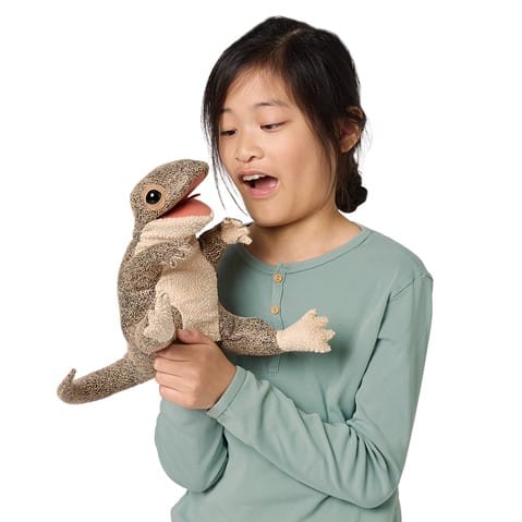 Lizard Hand Puppet Folkmanis Puppets Lil Tulips