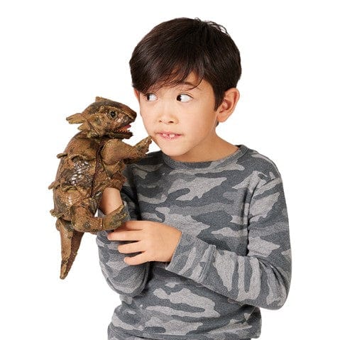 Lizard, Horned Hand Puppet Folkmanis Puppets Folkmanis Puppets Lil Tulips