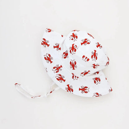 Lobster Bucket Hat Sunhat UPF 50+ Huggalugs Baby & Toddler Clothing Lil Tulips