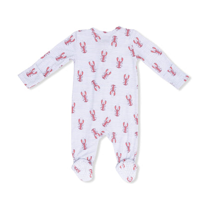 Lobsters - 2 Way Zipper Footie Angel Dear Lil Tulips