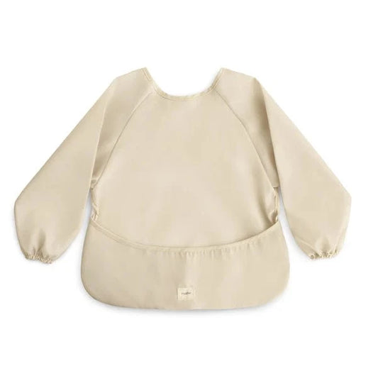 Long Sleeve Bib - Fog Mushie Lil Tulips