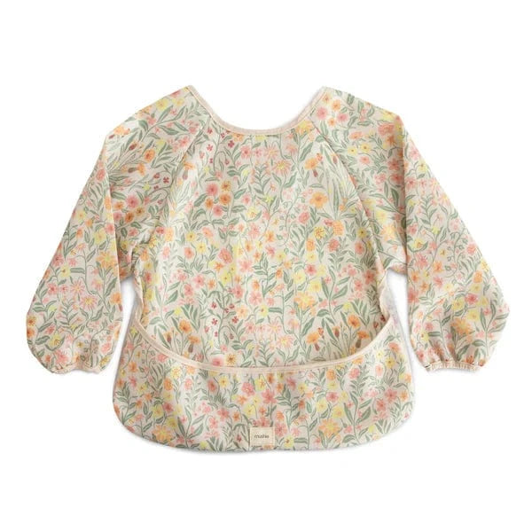 Long Sleeve Bib - Pastel Blooms Mushie Lil Tulips