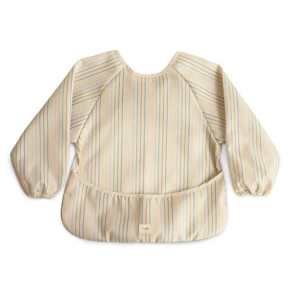 Long Sleeve Bib - Retro Stripes Mushie Lil Tulips