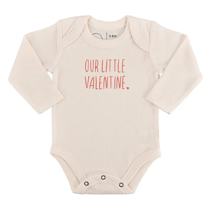 Long Sleeve Graphic Bodysuit | Little Valentine Finn + Emma Final Sale Lil Tulips