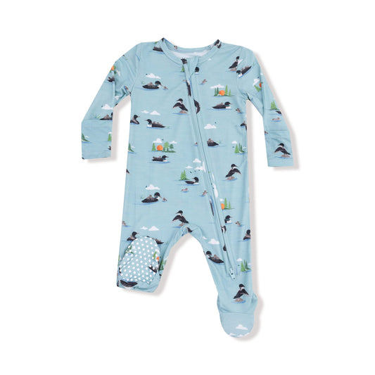 Loons - 2 Way Zipper Footie Angel Dear Lil Tulips