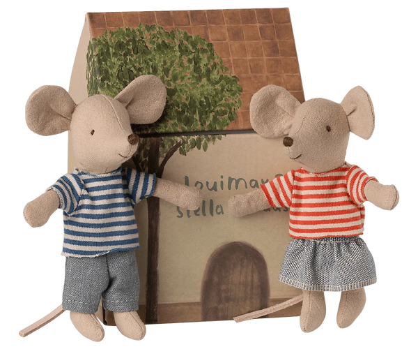 LouiMax and Stella, Little brother and sister mice Maileg Lil Tulips