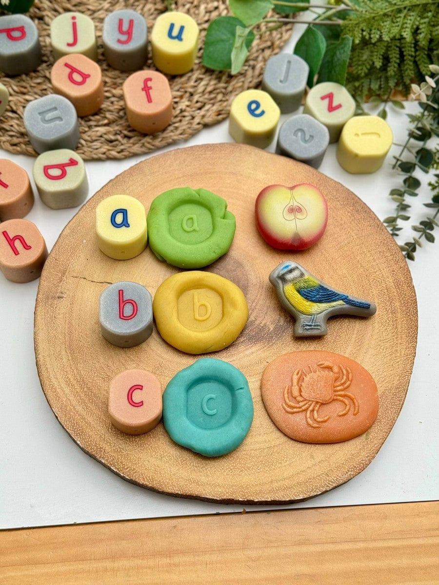 Lowercase Alphabet Stamping Stones Yellow Door US LLC Lil Tulips