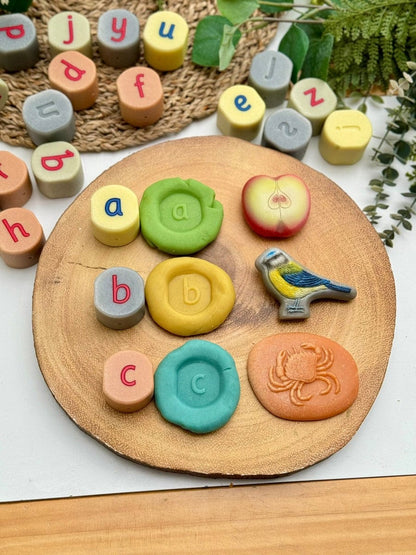 Lowercase Alphabet Stamping Stones Yellow Door US LLC Lil Tulips