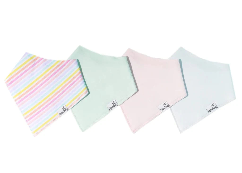 Lucky Baby Bandana Bibs Copper Pearl Lil Tulips
