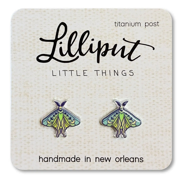 Luna Moth Earrings Lilliput Little Things Lil Tulips