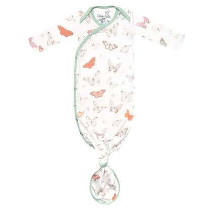 Luna Newborn Knotted Gown Copper Pearl Lil Tulips