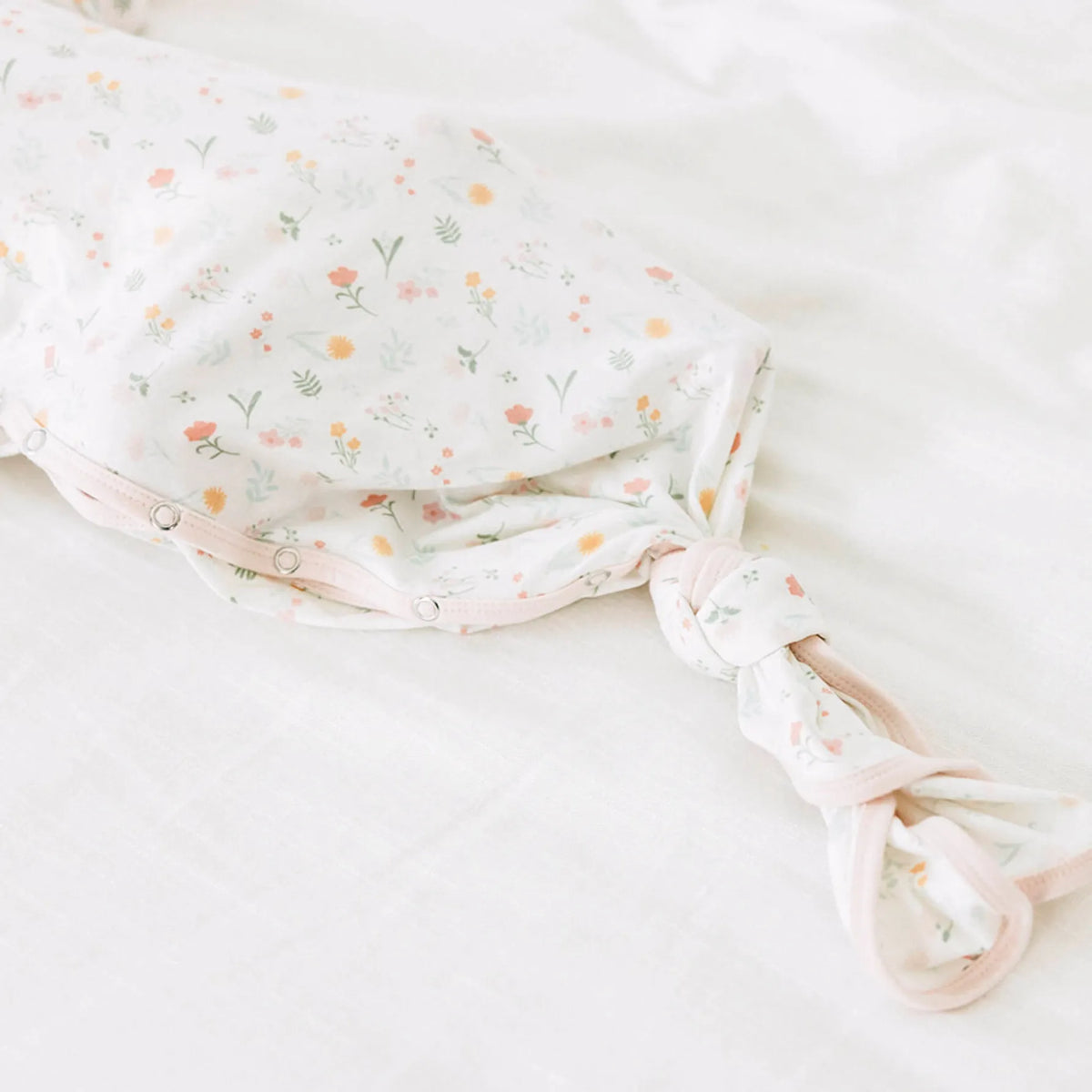 Mabel Newborn Knotted Gown Copper Pearl Lil Tulips