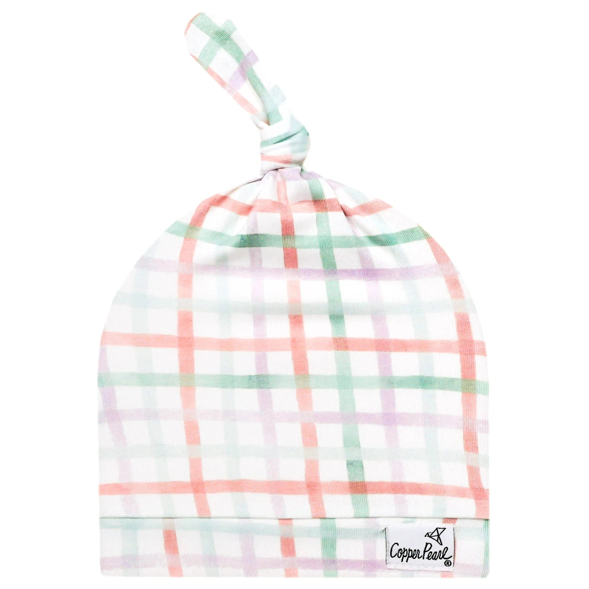 Madelyn Top Knot Hat Copper Pearl Lil Tulips