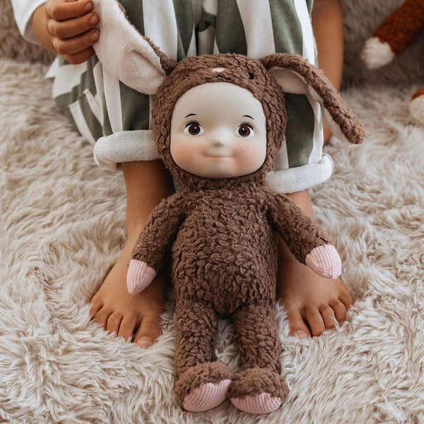 Maeve Rabbit Daydreamers Doll and the little dog laughed Lil Tulips