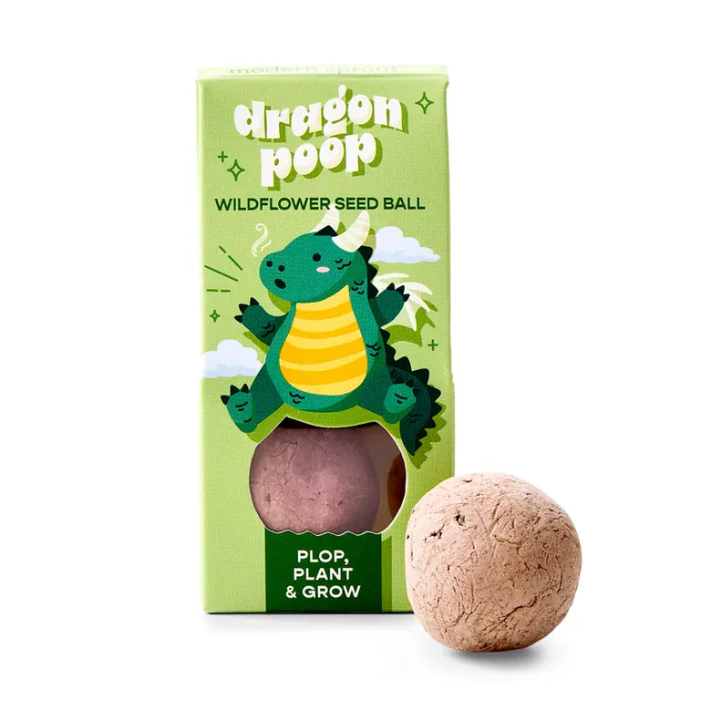 Magical Plops Wildflower Seed Balls - Dragon Poop Modern Sprout Lil Tulips