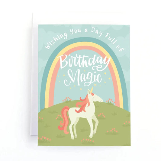 Magical Unicorn Birthday Card Pedaller Designs Lil Tulips