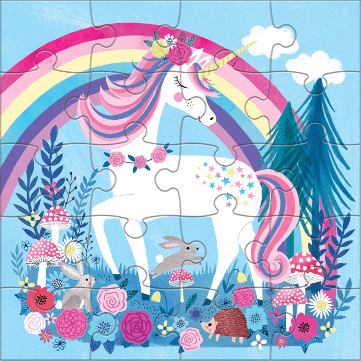 Magical Unicorn Magnetic Puzzle Chronicle Books Lil Tulips