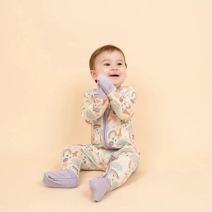 Magical Unicorns Bamboo Convertible Baby Pajamas Emerson and Friends Baby & Toddler Clothing Lil Tulips
