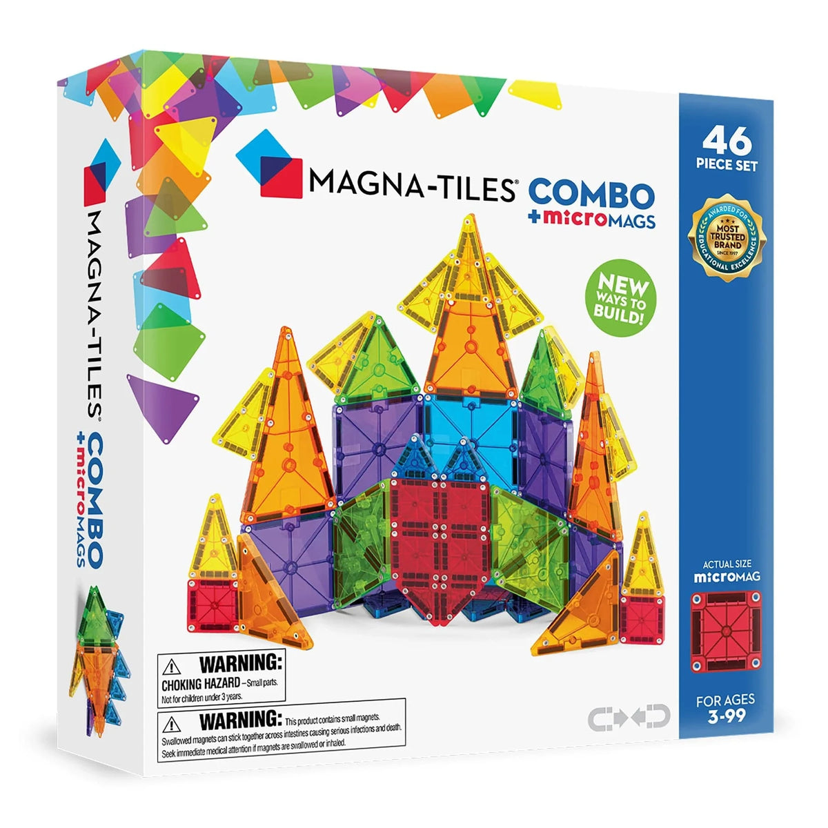 MAGNA-TILES® 46 Piece Combo Set | Magna-Tiles