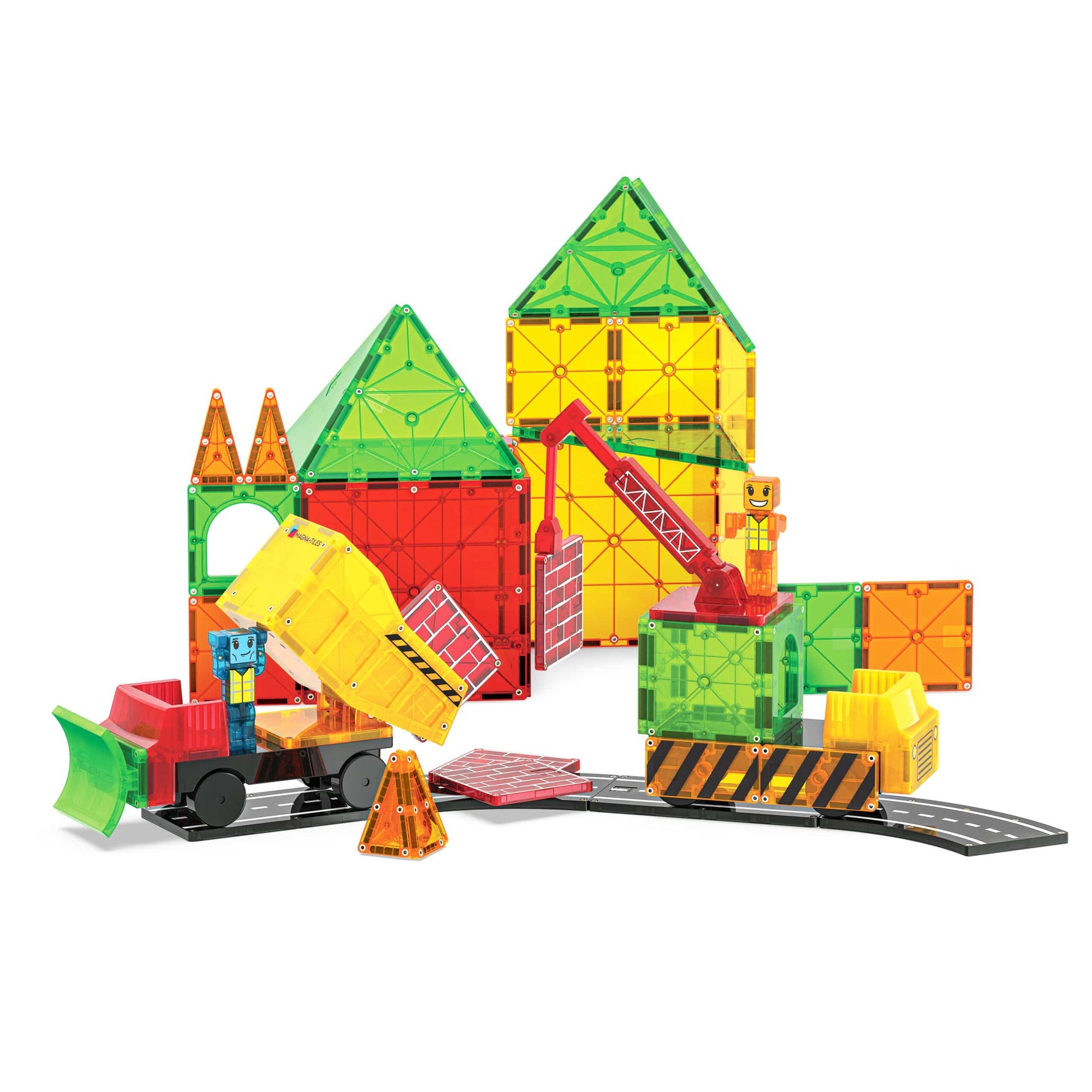 Magna-Tiles® Builder XL: Trucks 50 Piece Set Magna-Tiles Lil Tulips