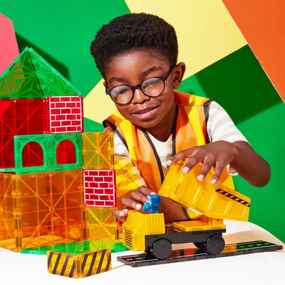 Magna-Tiles® Builder XL: Trucks 50 Piece Set Magna-Tiles Lil Tulips