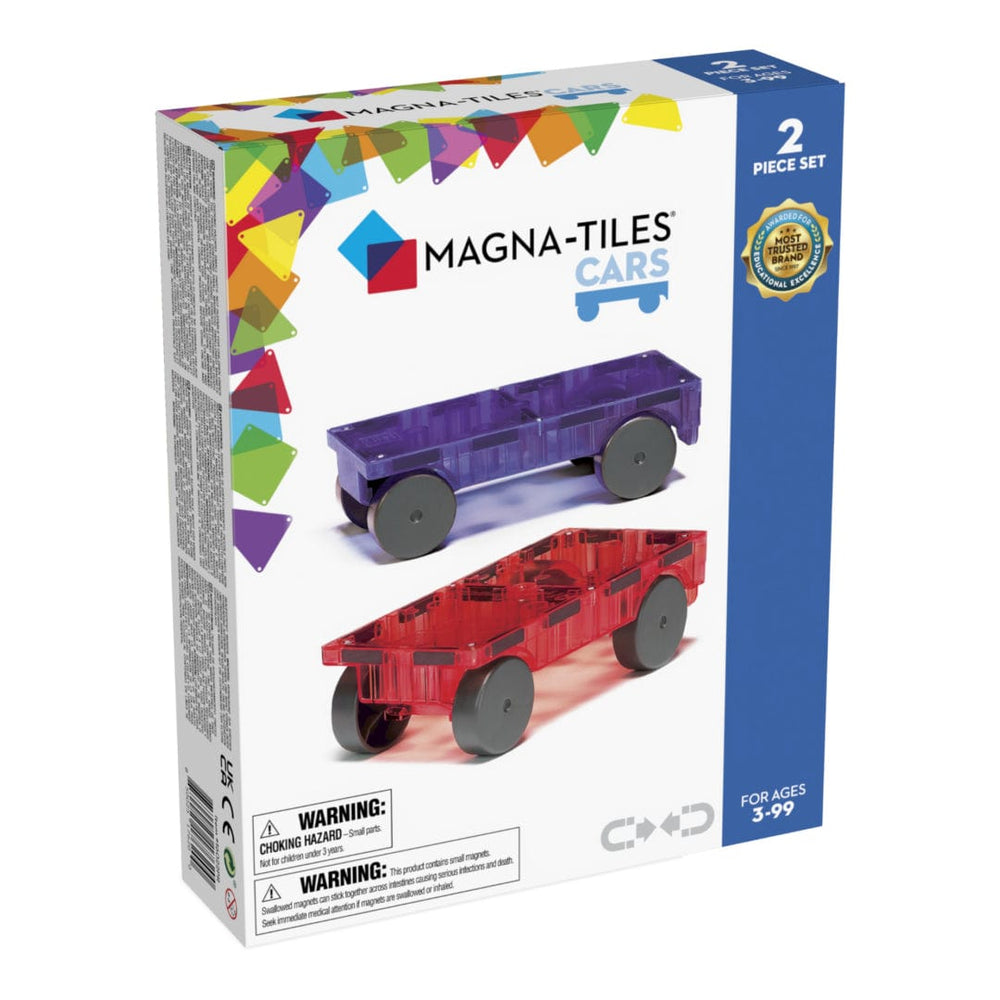 Magna-Tiles® Cars – Purple & Red 2-Piece Set Magna-Tiles Lil Tulips