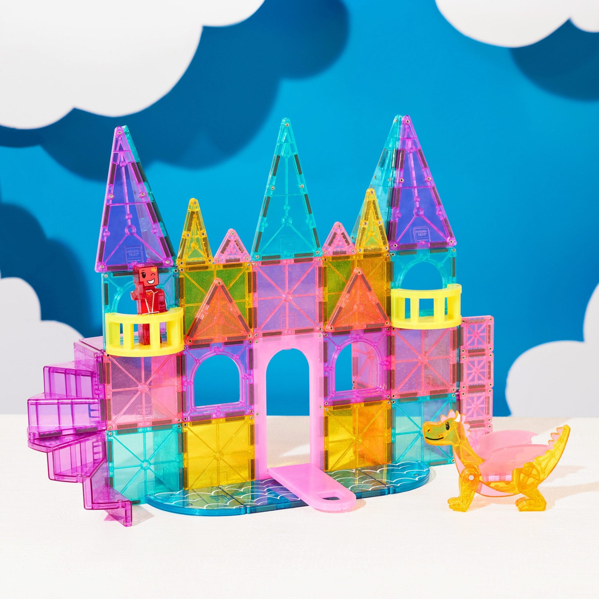 Magna-Tiles® Castle DLX 48-Piece Set Magna-Tiles Lil Tulips