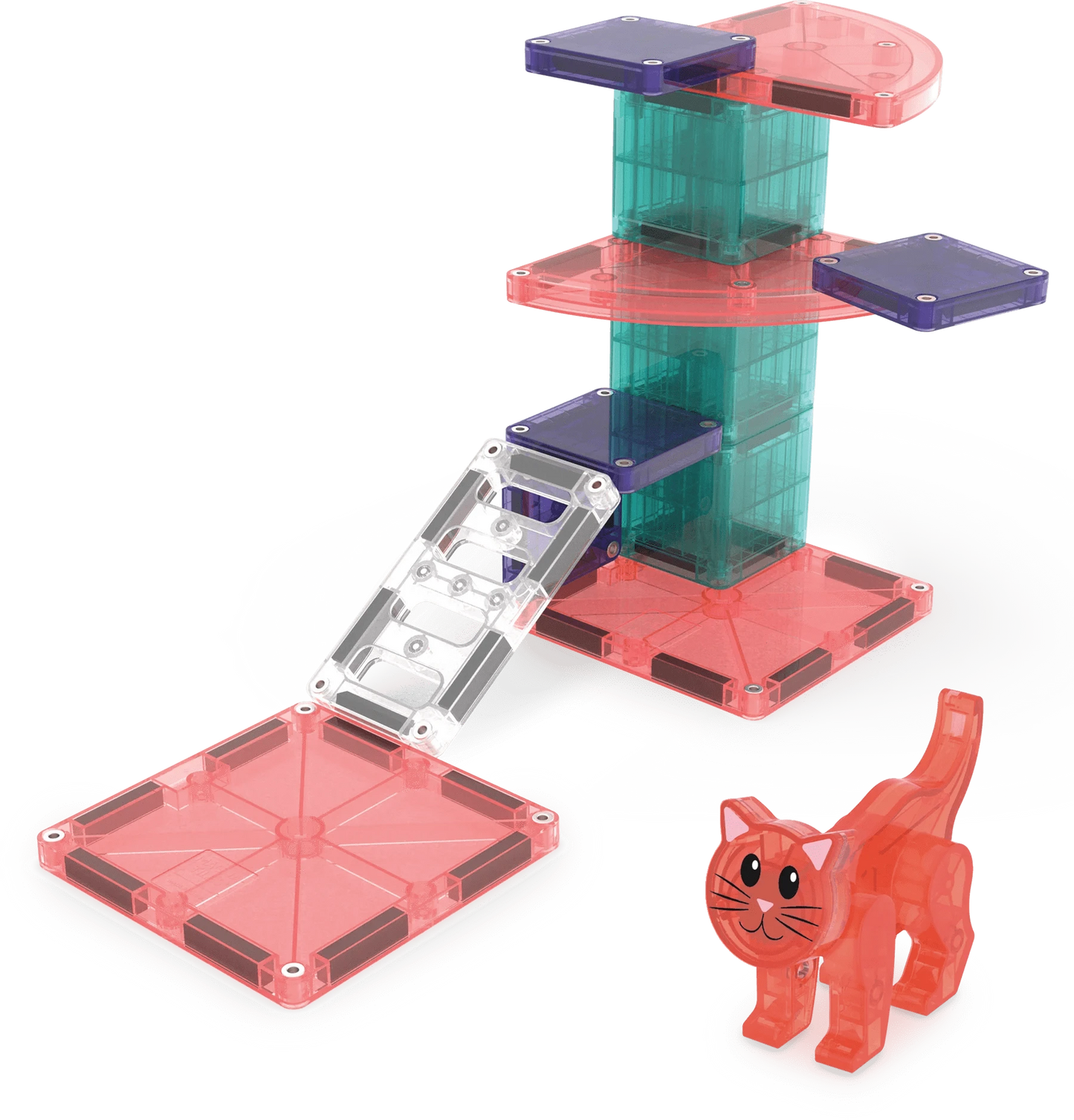 MAGNA-TILES® Cat Tree™   13 Piece Set Magna-Tiles Lil Tulips