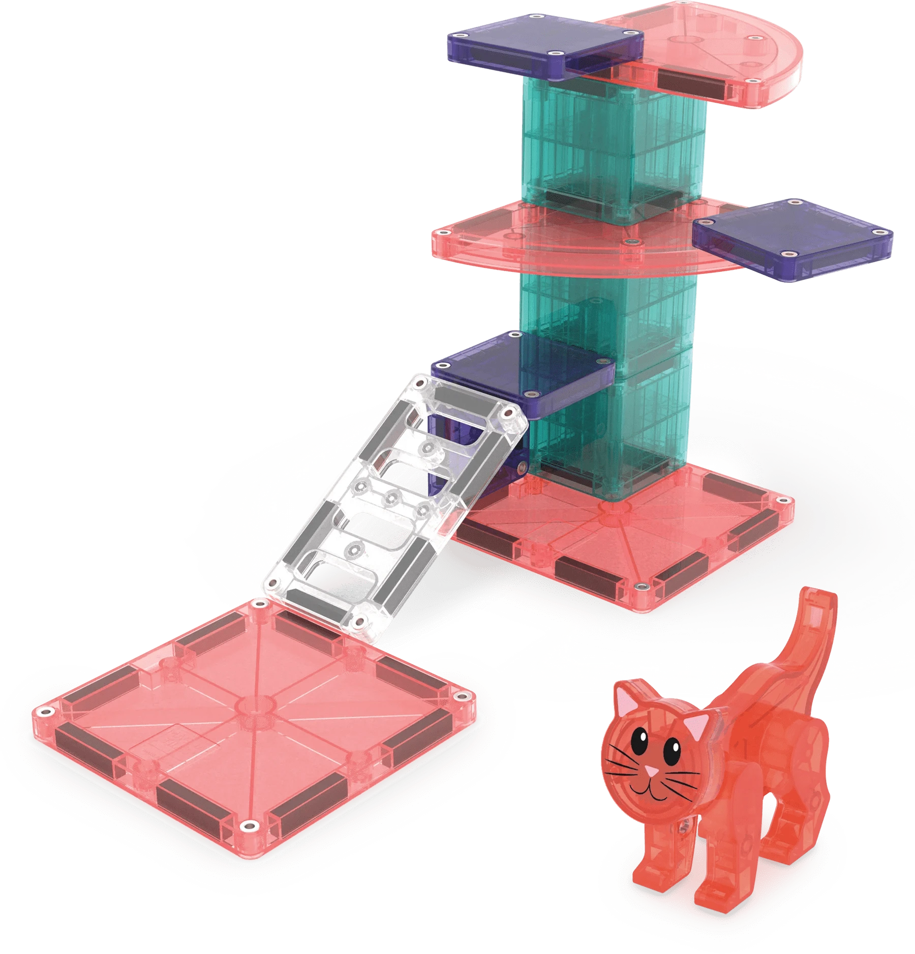 MAGNA-TILES® Cat Tree™   13 Piece Set Magna-Tiles Lil Tulips