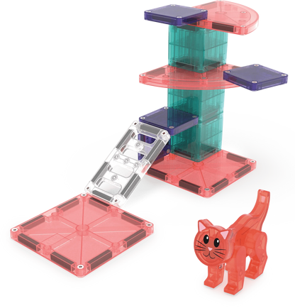 MAGNA-TILES® Cat Tree™   13 Piece Set Magna-Tiles Lil Tulips